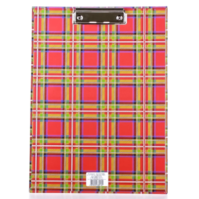 Планшет с клипом А4, шотландка, ITEM