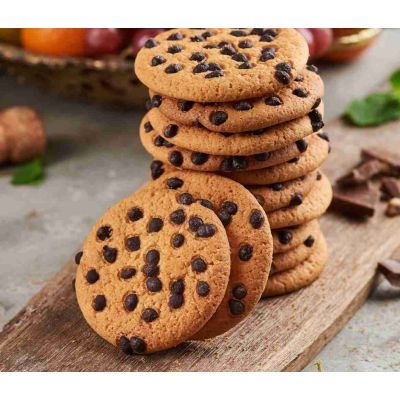 Печенье Biscotti сдобное песочно-отсадное Американское с кусочками глазури 400 г