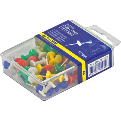 Кнопки-гвоздики 50шт пластиковый контейнер (BM.5150)