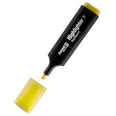 Маркер текстовый Highlighter D2501 1-5мм желтый (D2502-08)