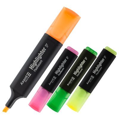 Набор текстовых маркеров Highlighter D2501 1-5мм 4 цвета (D2501-40)