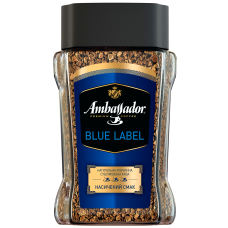 Кофе растворимый Ambassador Blue Label, сткл.б. 190г