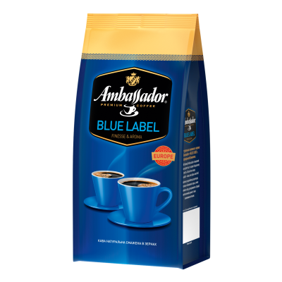 Кофе в зернах Ambassador Blue Label 1кг