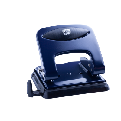 Дырокол металлический, до 30 л., 133х114х93 мм, ассорти