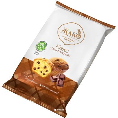 Кекс Жако Шоколадный 240г