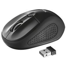 Мышь компьютерная Trust Primo Wireless Optical Mouse Black