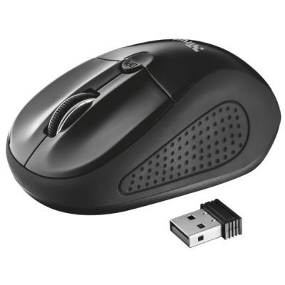 Мышь компьютерная TRUST Compact mouse black usb (16489)