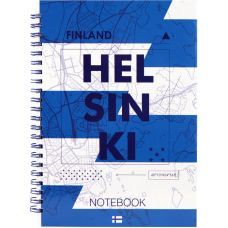 Блокнот на спирали Axent Helsinki 8032-06-A, А5, твёрдая обложка, 96 листов, клетка