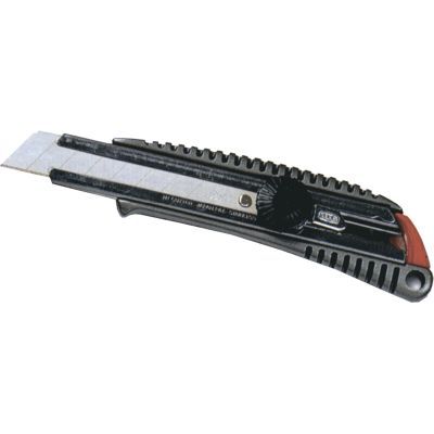 Нож универсальный 18мм металлический корпус (E40501)