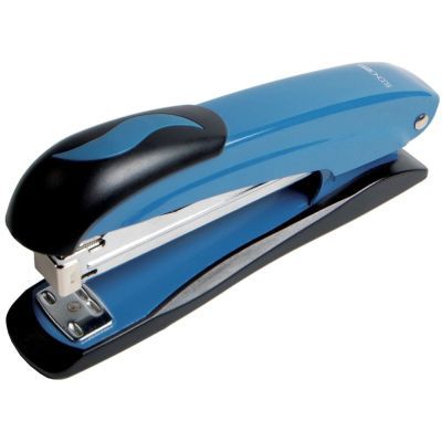 Степлер №24/6 26/6 26/8 Economix 40л металл синий (E40240)