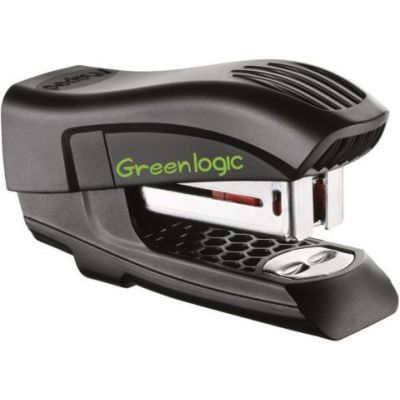 Степлер компактный GREENLOGIC MINI  пластик 15л. + 400 скоб №24/6- 26/6 ассорти (MP.353010)